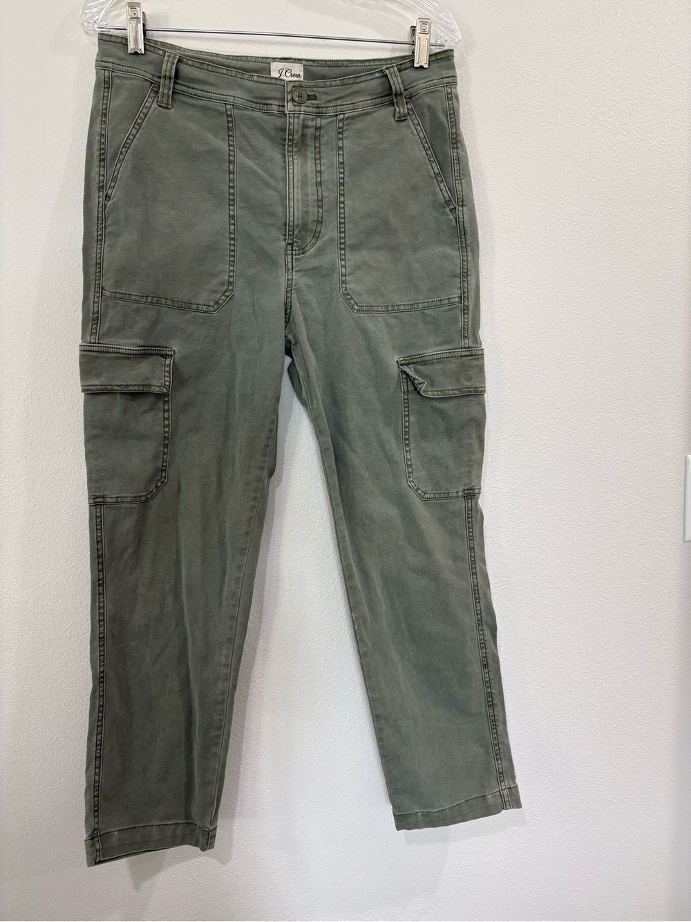 J. Crew Olive Utility Cargo Pants